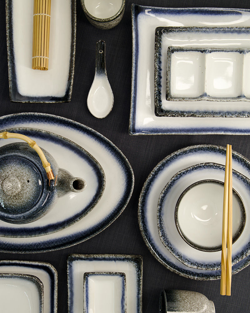 Miniaturbild: Tokyo Design Teller I Servierschale TAJIMI - 32,5 cm im Home-and-Kitchen Online Shop