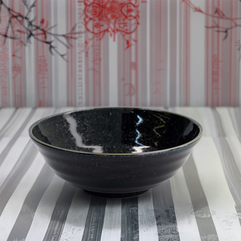 Miniaturbild: Tokyo Design Original japanische Porzellan Ramen Schale KUROMOKU, schwarz, 1 l im Home-and-Kitchen Online Shop