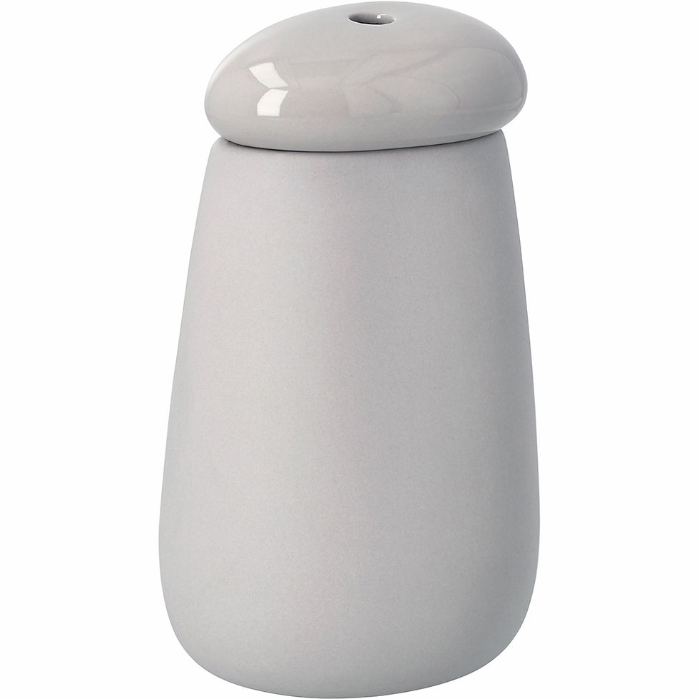 Miniaturbild: Räder Design Naturelemente Steingut Vase WACHSE ÜBER DICH HINAUS - grau im Home-and-Kitchen Online Shop