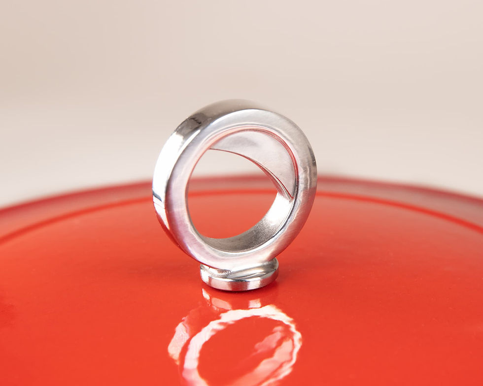 Miniaturbild: Olavson Gusseisen Bräter - innen emailliert - 31 cm - Rot