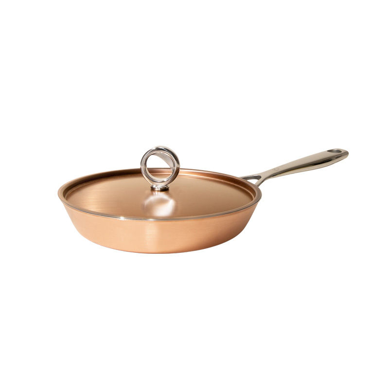 Olavson Kupferpfanne Pure Edition - 24 cm - unbeschichtet - Stielgriff bei home-and-kitchen-de online kaufen