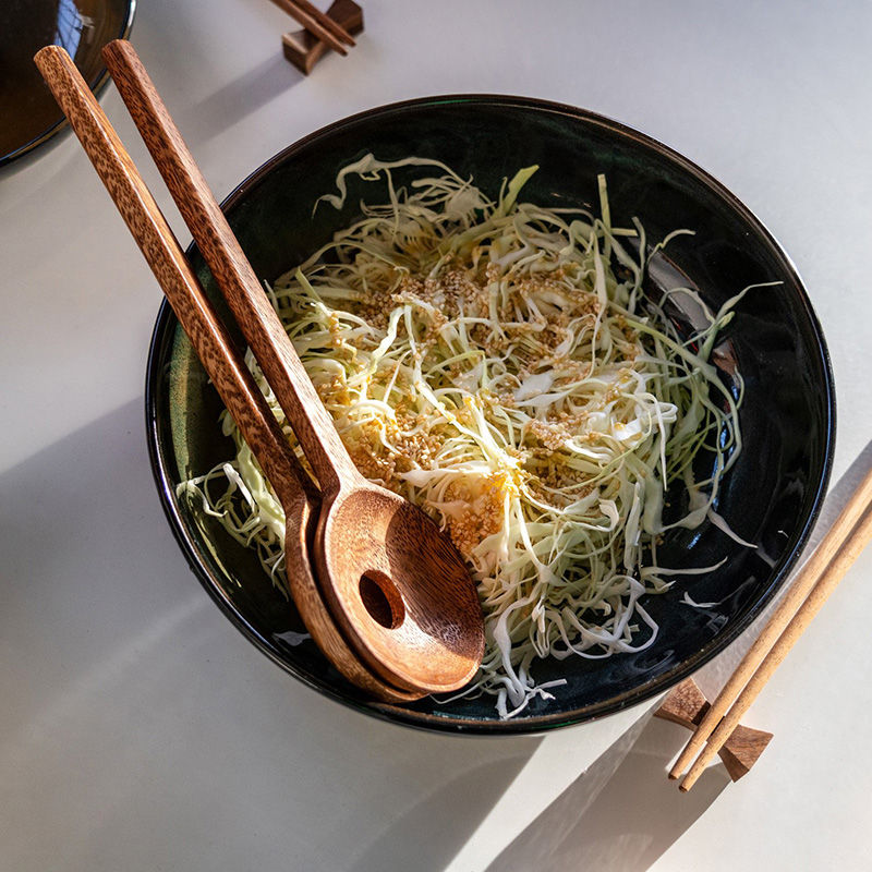 Miniaturbild: Kinta Salatbesteck Set - ROUND-ZEN - 2 teilig - Akazienholz - 29 cm im Home-and-Kitchen Online Shop