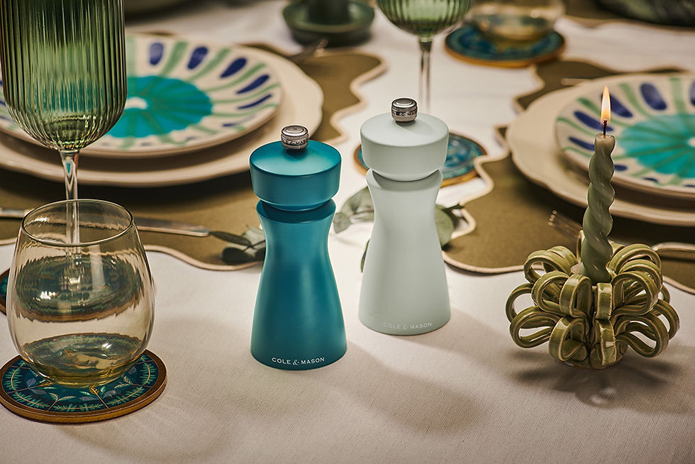 Miniaturbild: Cole & Mason Pfeffermühle I Salzmühle KENTON - SEA SALT - blau im Home-and-Kitchen Online Shop