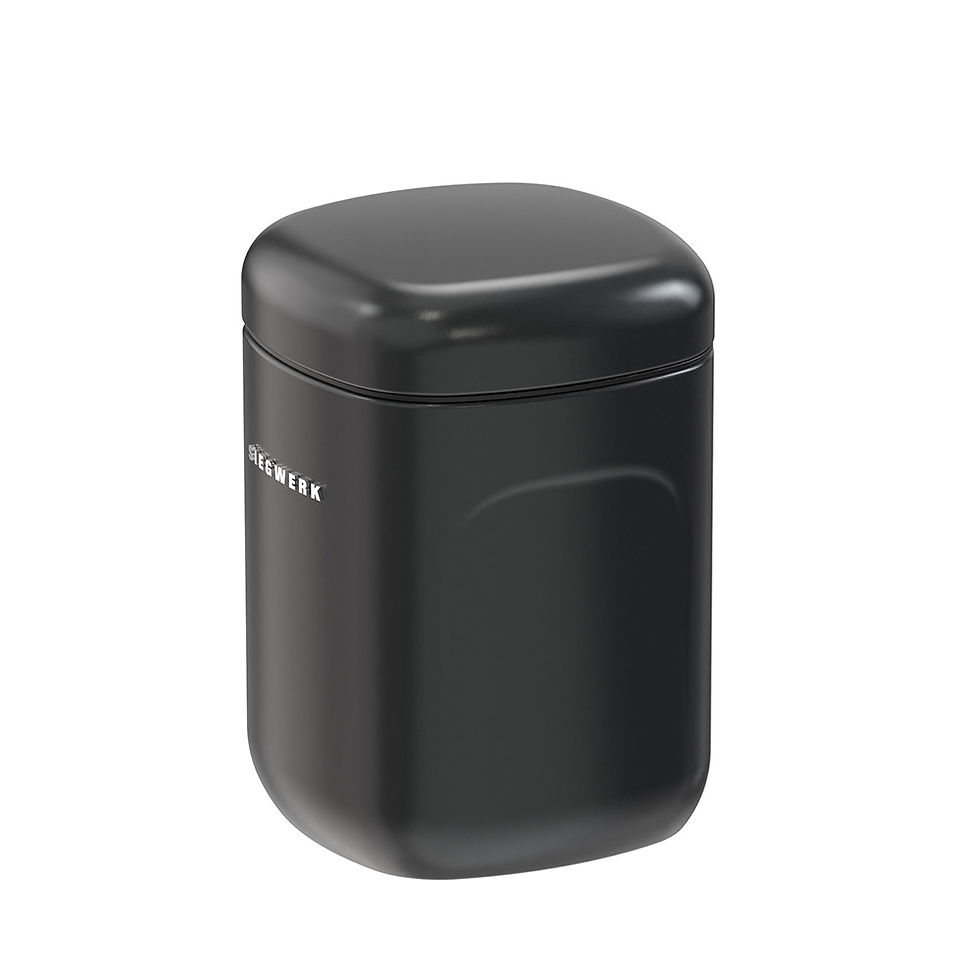 Miniaturbild: Siegwerk Küchen Vorratsdose CUBO - M - 1,25 l - night echo - schwarz im Home-and-Kitchen Online Shop