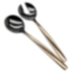 Home & Kitchen, FACE Salatbesteck Nepal, kupfer-schwarz. Im Home & Kitchen Online Shop