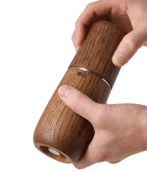 Miniaturbild: Home & Kitchen, Pfeffermühle, Salzmühle, Yono, 15 cm, Eichenholz hell