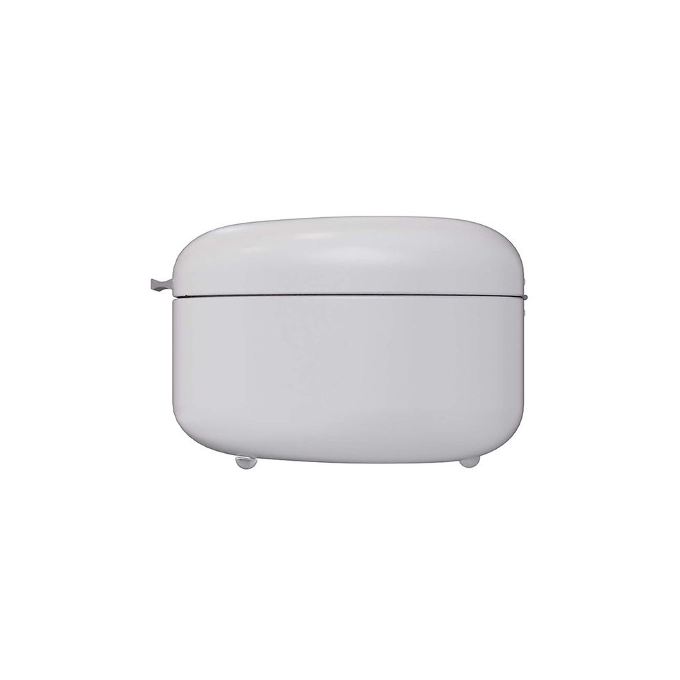 Miniaturbild: Siegwerk Metall Brotkasten PANEA - M - 33 cm – pure snow - weiß im Home-and-Kitchen Online Shop