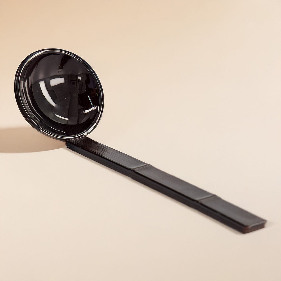 Tokyo Design Ramen Löffel dunkelbraun aus Kunststoff