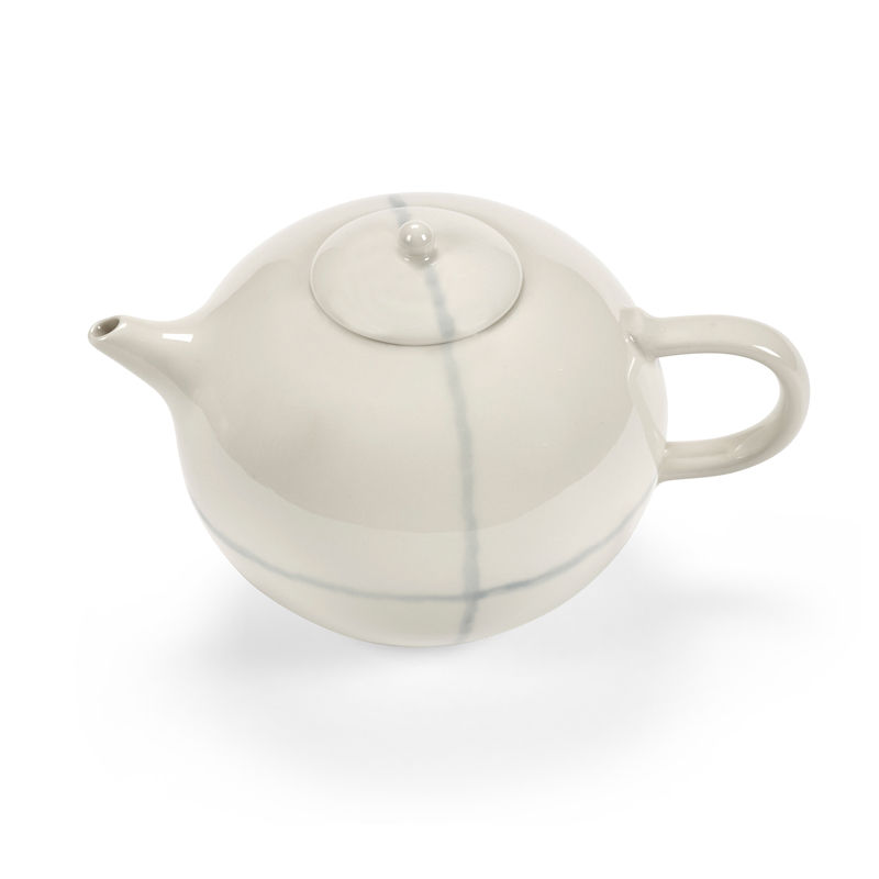 Miniaturbild: Serax Kelly Wearstler Porzellan Teekanne ZUMA Salt - 1 l - weiß/grau im Home-and-Kitchen Online Shop