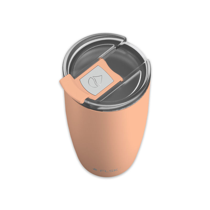 Miniaturbild: FLSK Thermobecher - Kaffeebecher to go - peach - 500 ml