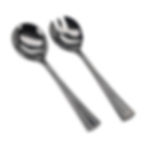 Home & Kitchen, FACE Salatbesteck 2 teilig, schwarz BUDAPEST