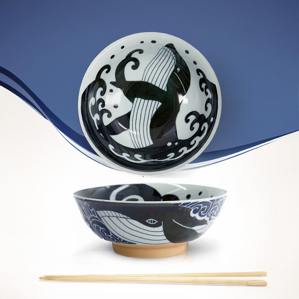 Tokyo Design original japanische Ramen Schale Bowl Soba Whale im Home-and-Kitchen Online Shop