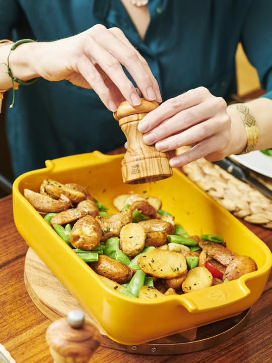 Miniaturbild: Peugeot APPOLIA Auflaufform Keramik Rechteckig safrangelb 36cm