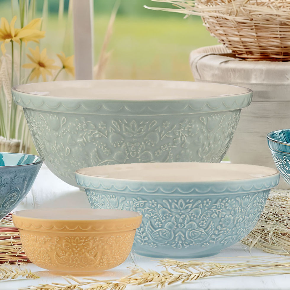 Miniaturbild: Mason Cash Steingut Rührschüssel HOME TO ROOST – sage salbeigrün – 4 l im Home-and-Kitchen Online Shop