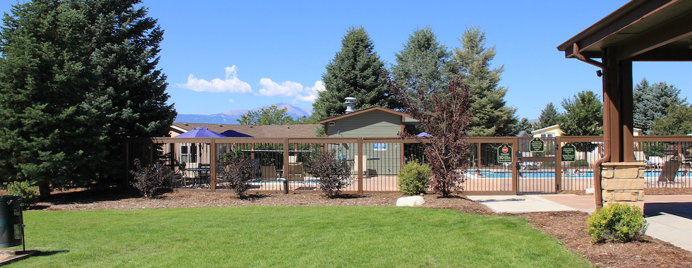 Antelope Ridge - looking west from the playgroundClubhouse