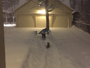 Shoveling Snow, My Counter-Meditation to Hot Showers