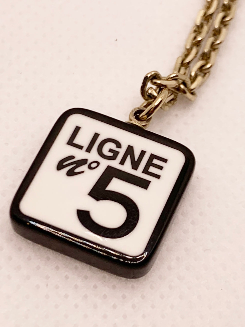 サムネイル： CHANEL　シャネル　ネックレス　ロゴ　プラ