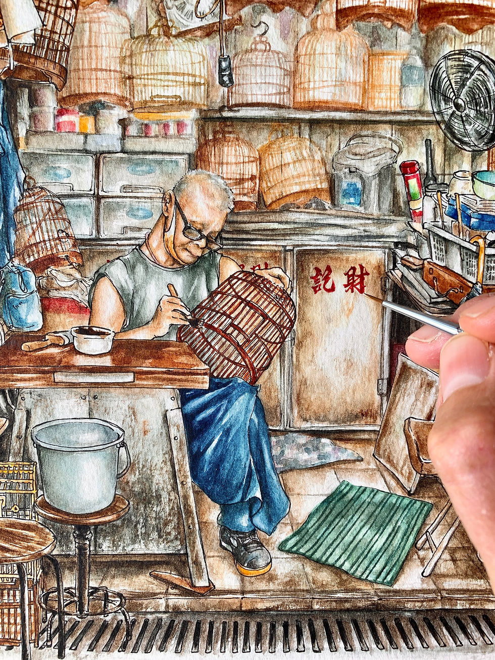 Thumbnail: LIMITED PRINT | The Birdcage Maker