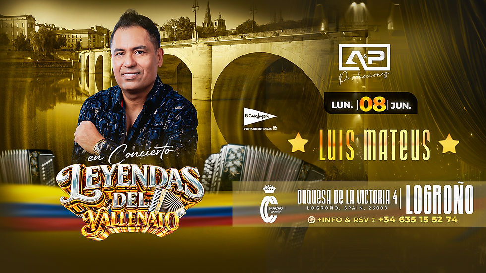 LEYENDAS DEL VALLENATO - LOGROÑO ( Luis Mateus ) Vispera de Festivo