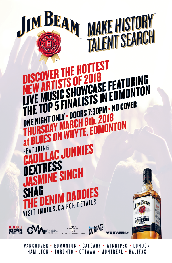 Jim Beam Indie Music Search 2018