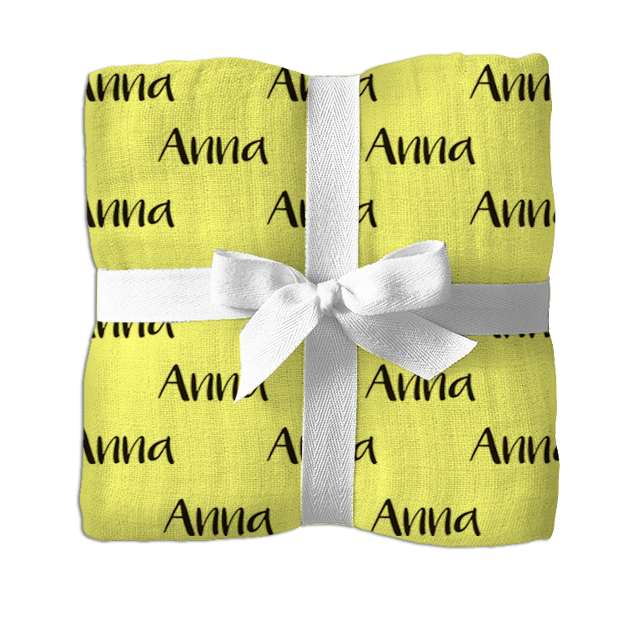 personalised muslin wraps