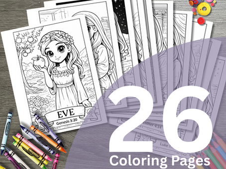 Women of the Bible Coloring Pages