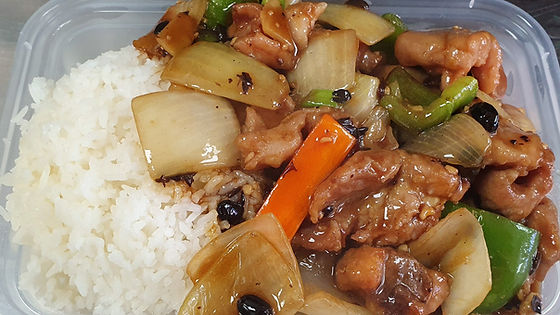 Black Bean Sauce Spareribs on Rice豉椒排骨饭