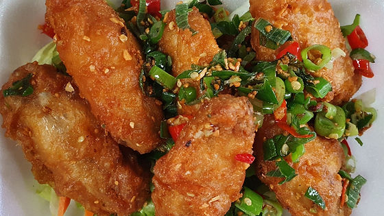 Deep Fried Chicken Wings 6 Pieces椒盐鸡中翅6只