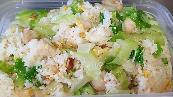 Chicken & Salty Fish Fried Rice(#110)咸鱼鸡粒炒饭
