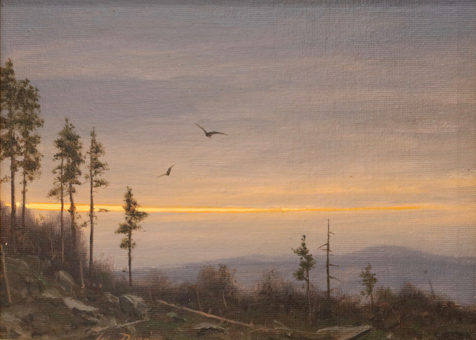 Sunset from the Mountain Side