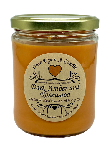 Alchemy Black Amber, Rosewood & Cedar Scented Soy Candle - 400g main image 1