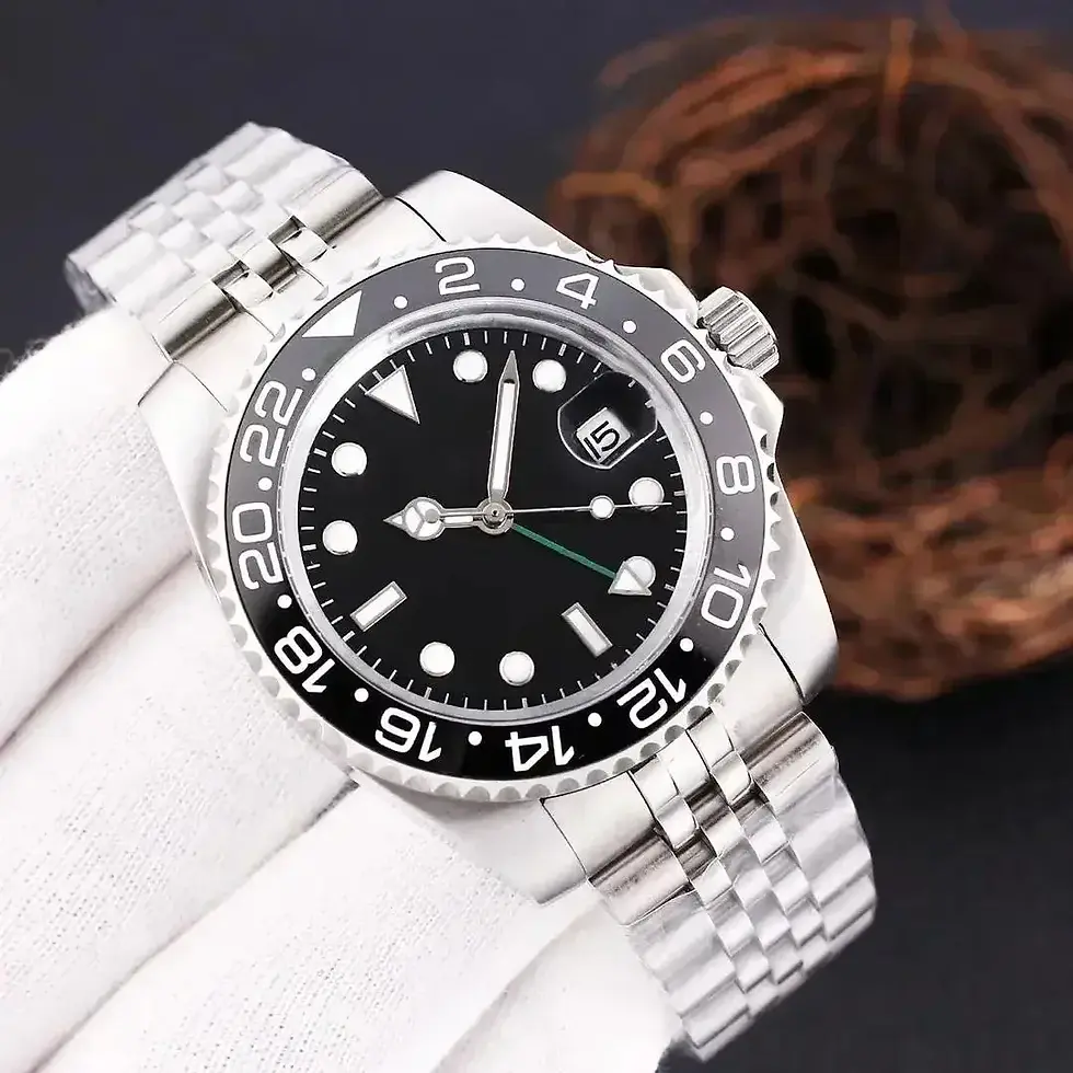 Miniature : Montre homme élégante mécanique étanche.