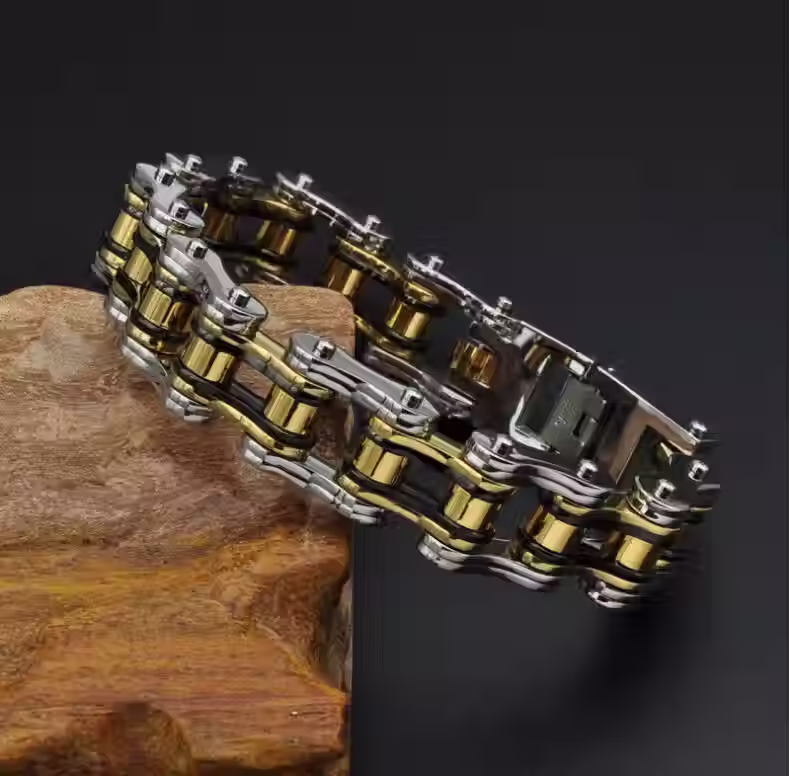 Miniature : Bracelet homme élégant chaîne ajustable.  