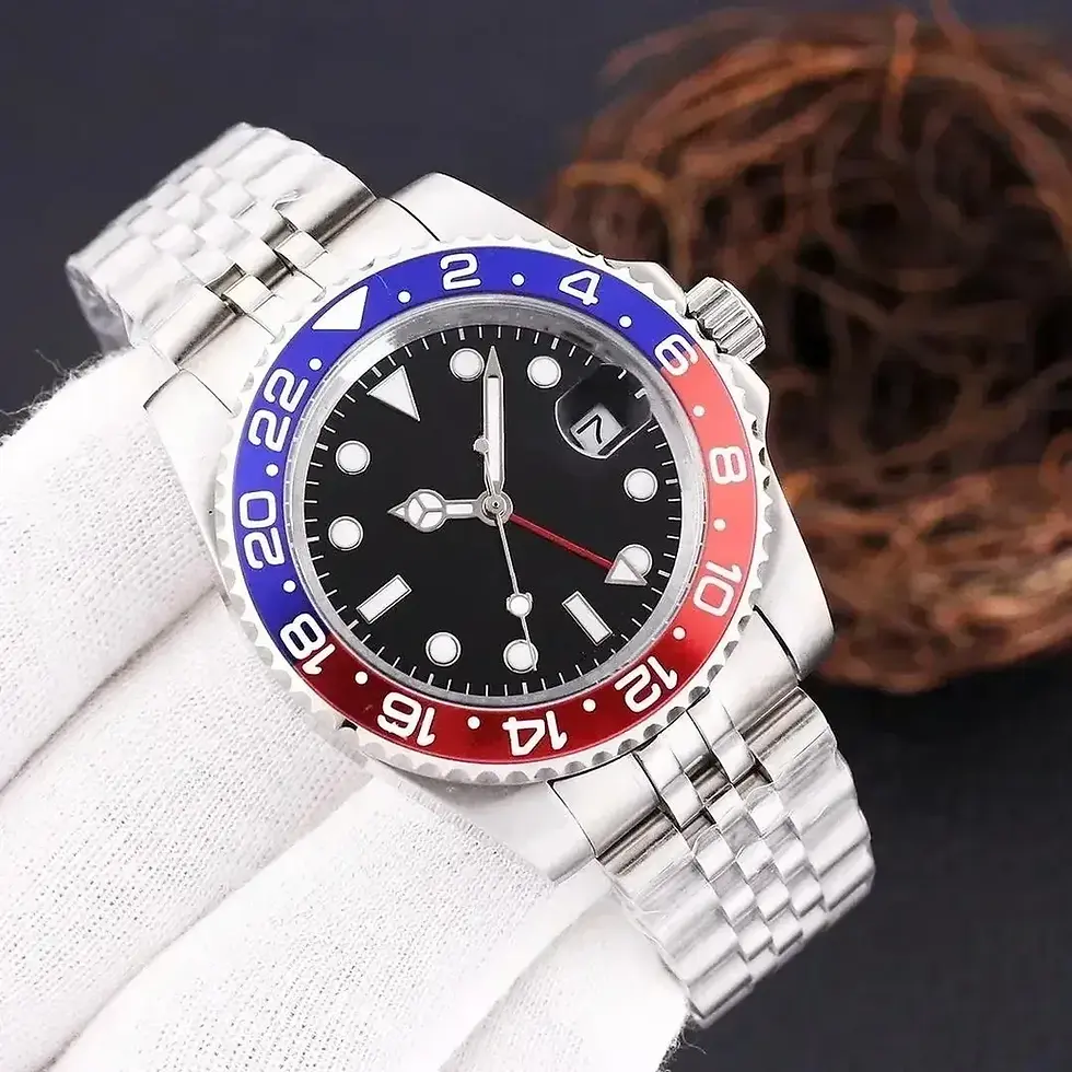 Miniature : Montre homme élégante mécanique étanche.