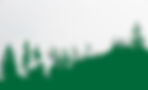 Silhouette of a forest on a hill