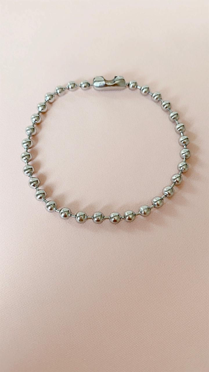 Pulsera de acero tejido militar