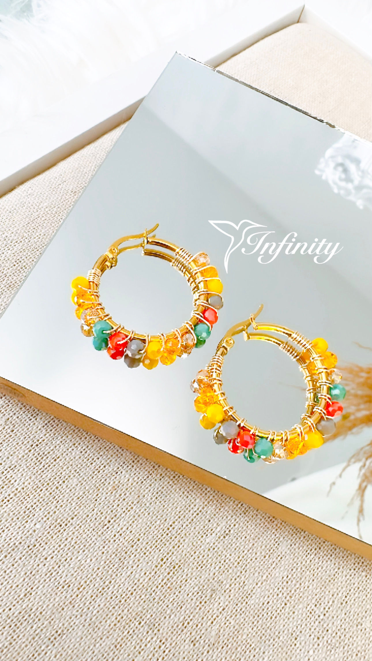 Argollas de acero cada par