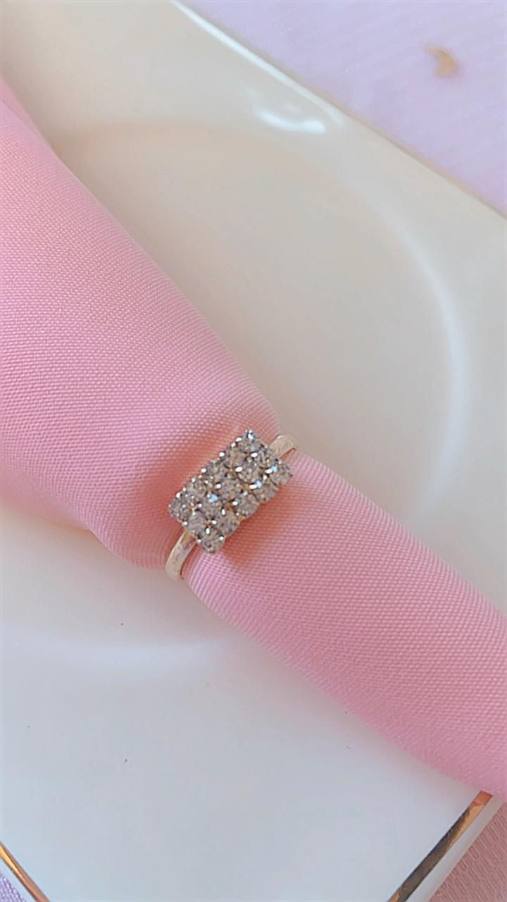 Anillo de rectangulo de multicirconias
