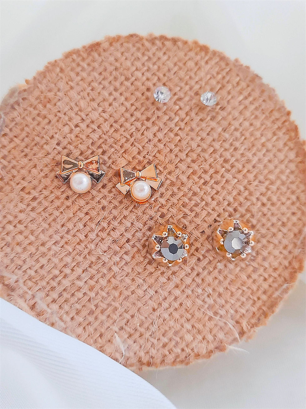Miniatura: Set de aretes hipoalergénicos (plástico)docena