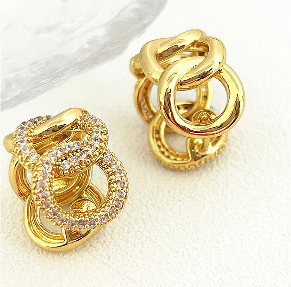 Miniatura: Argollas tipo de chunky