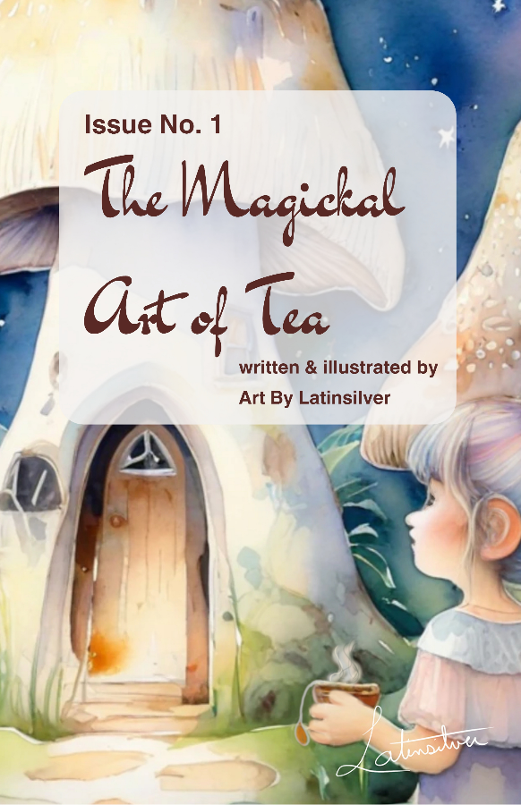 tea art zine print cover