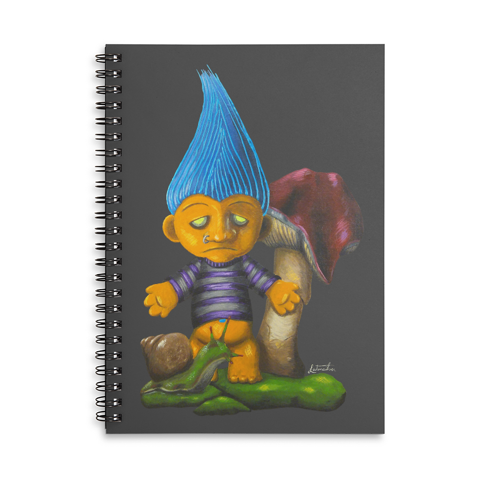 Thumbnail: troll spiral notebook