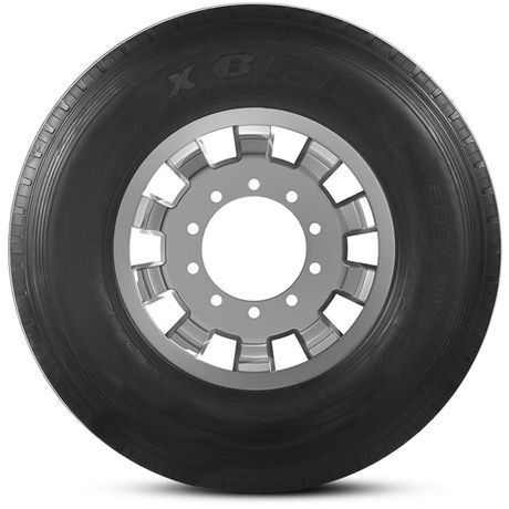 Miniatura: Kit 2 Pneu Xbri Aro 22.5 295/80r22.5 152/149M 18pr TL Ecoway F1 Liso Rodoviário