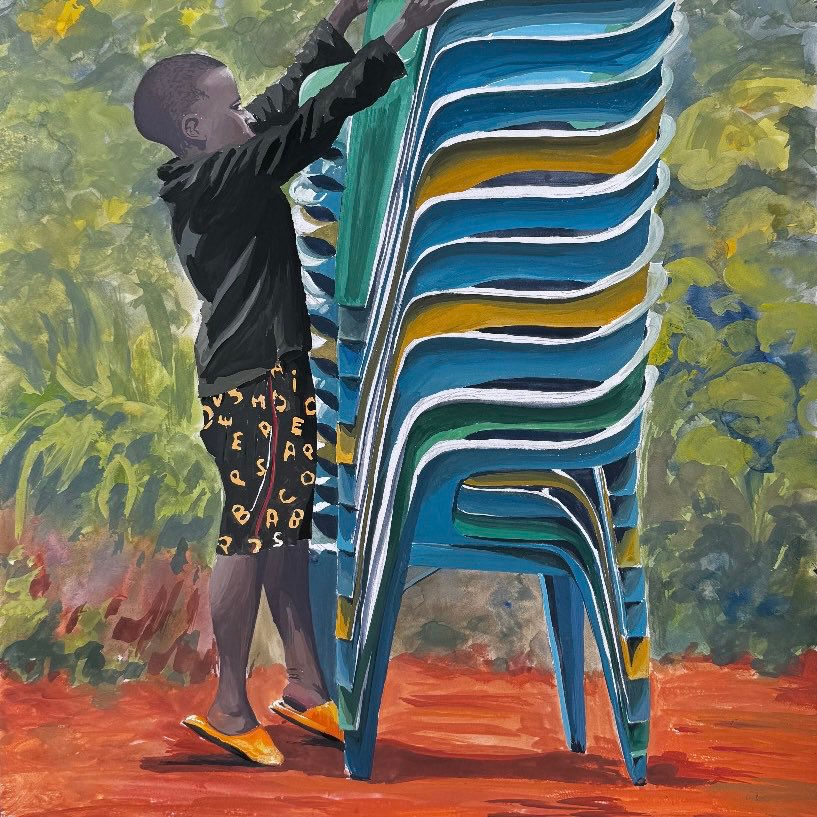 Thumbnail: L'enfant aux chaises