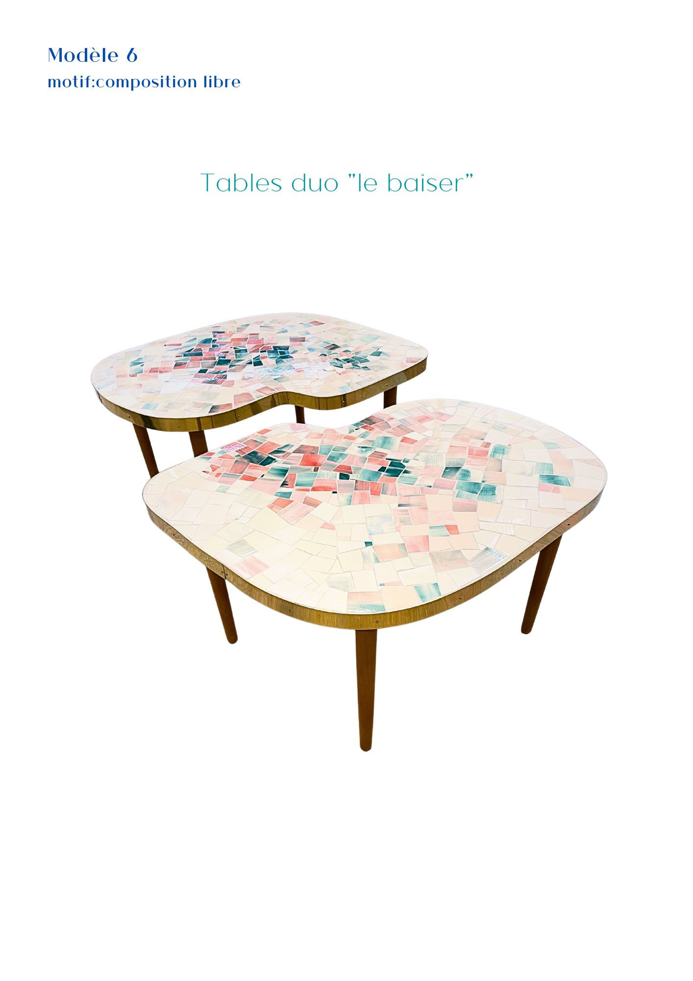 Tables basses "le baiser"