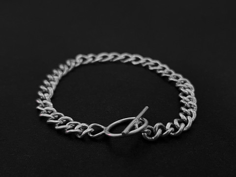 CUBAN LINK BRACELET WITH TOGGLE