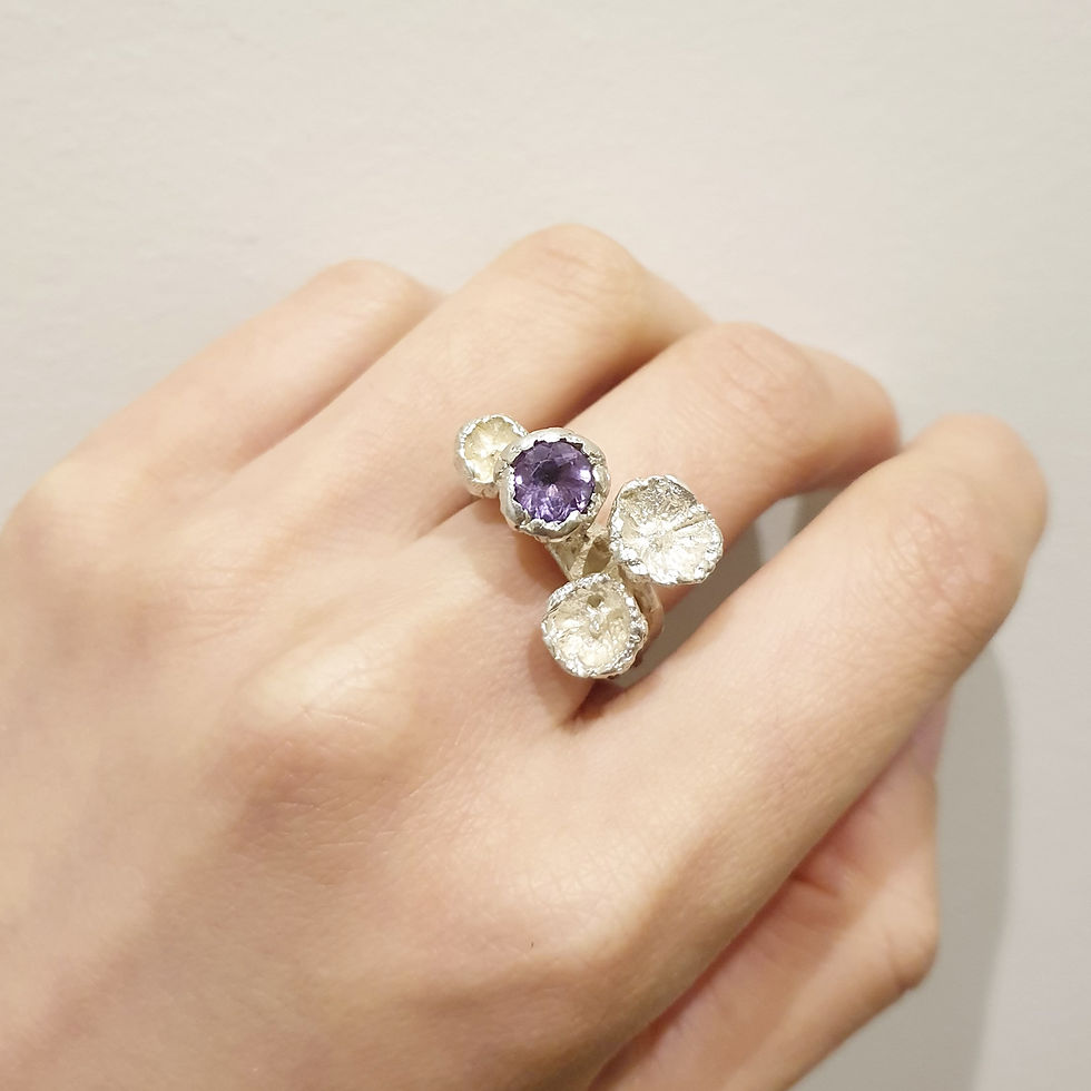 Thumbnail: Secret garden osteospermum ring
