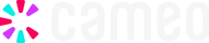Cameo Logo White
