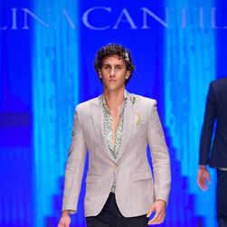 Jose Mizrahi for Lina Cantillo in Miami Fashion Week