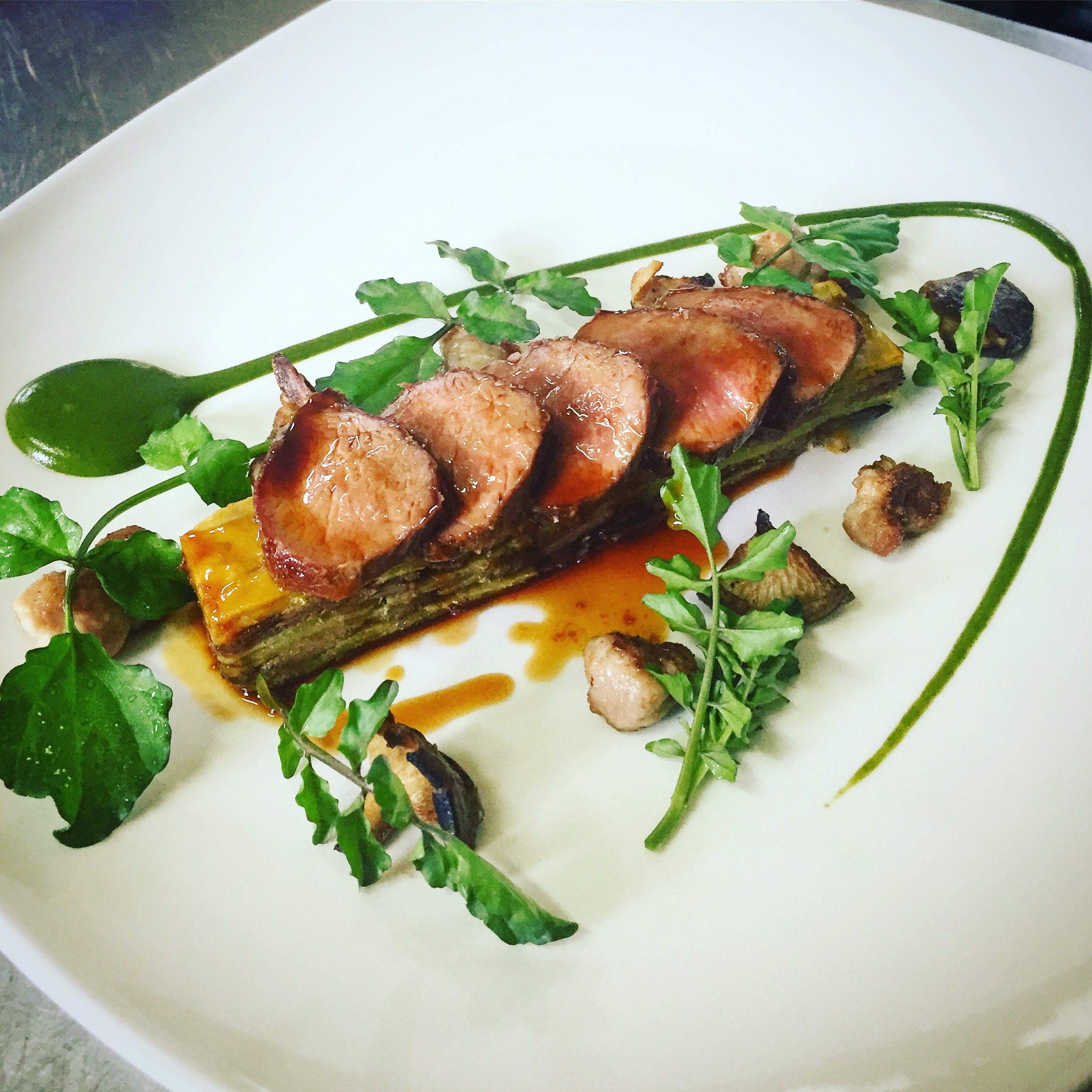 Lamb, kumara, sweetbreads